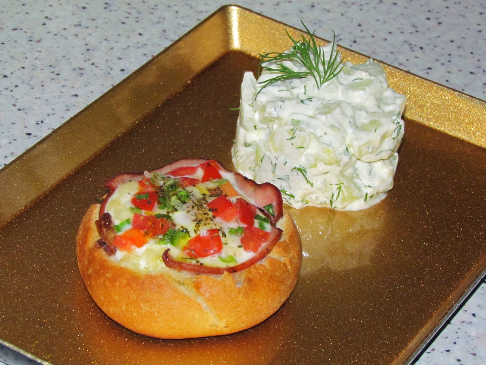 Chifle umplute / Bread  filled with egg