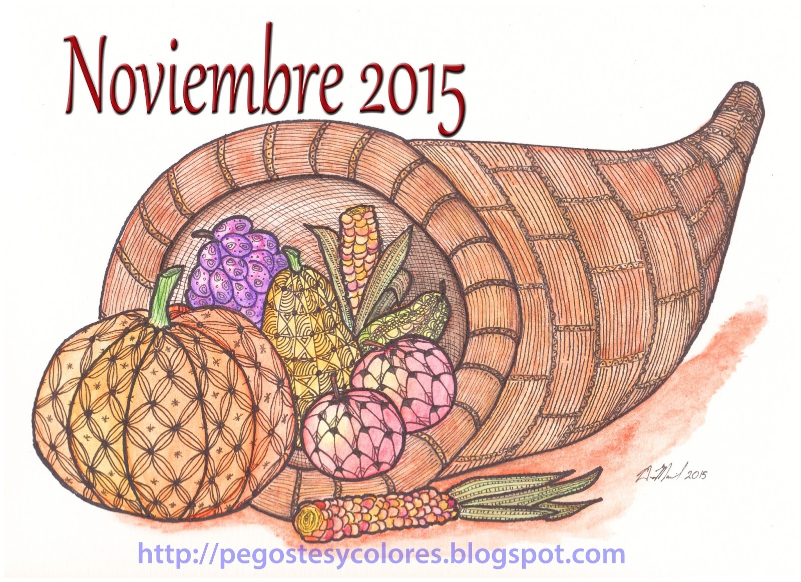 Pegostes y Colores: Portada de Noviembre 2015