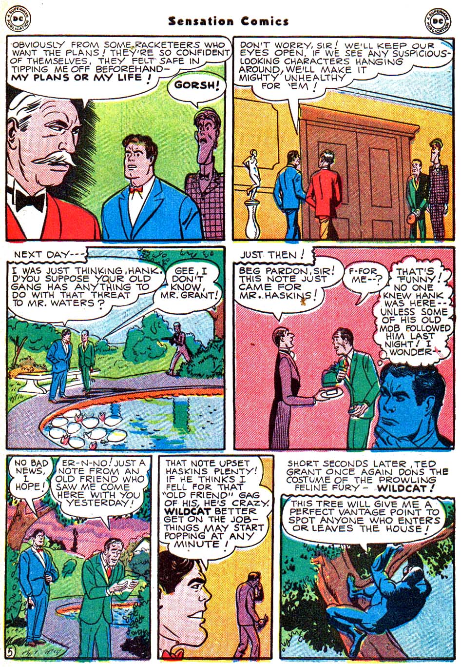 Read online Sensation (Mystery) Comics comic -  Issue #54 - 46