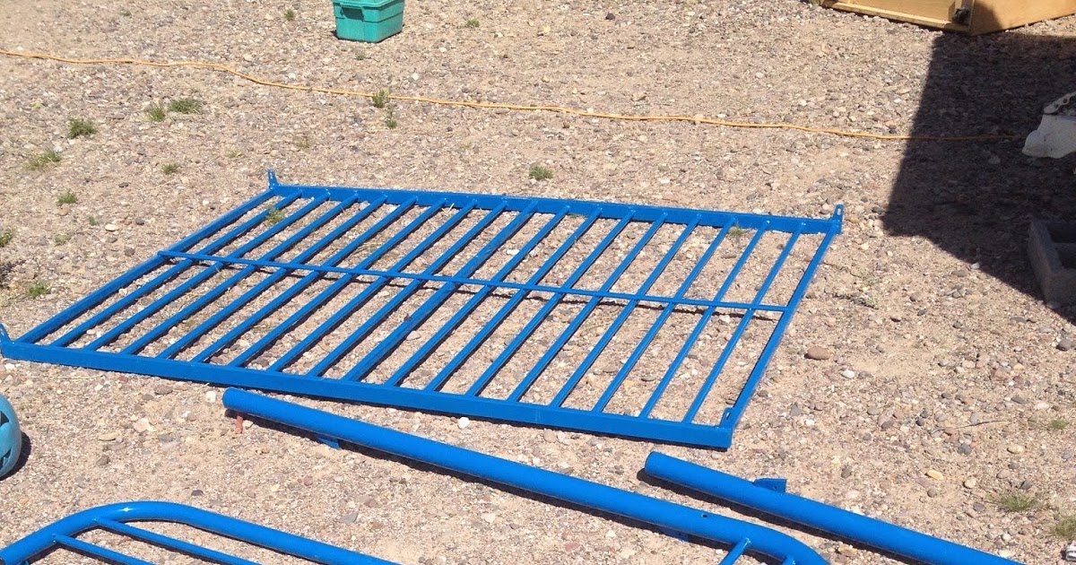 A to Z for Moms Like Me Painting a metal bunkbed