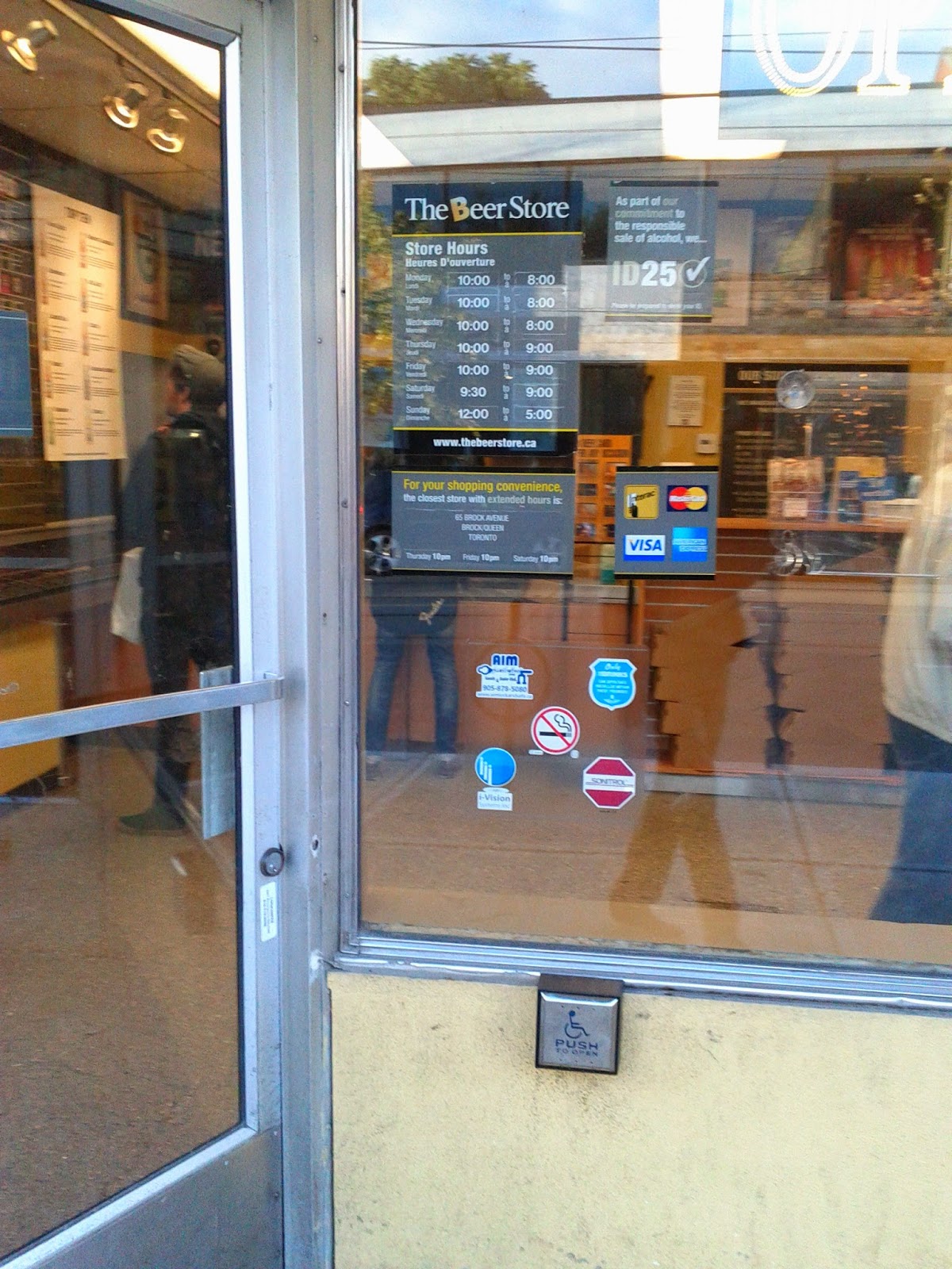 Toronto things Beer Store Markham store hours