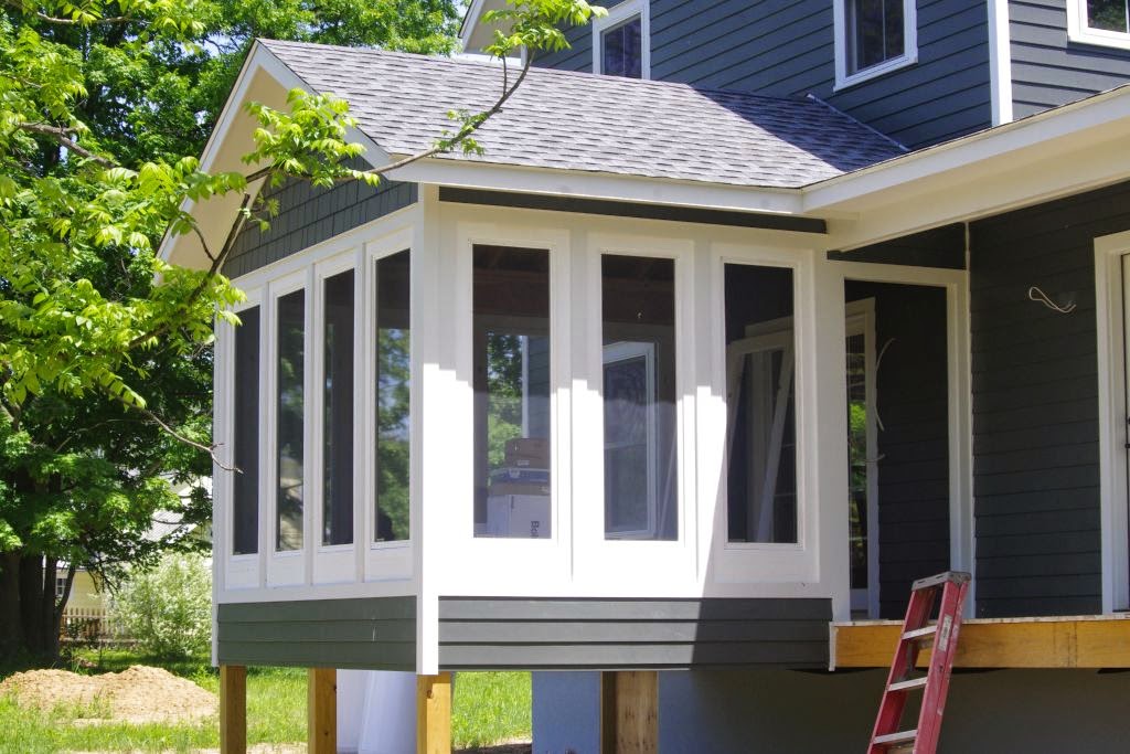 The New House Next Door: Screened Porch (Sun Porch)