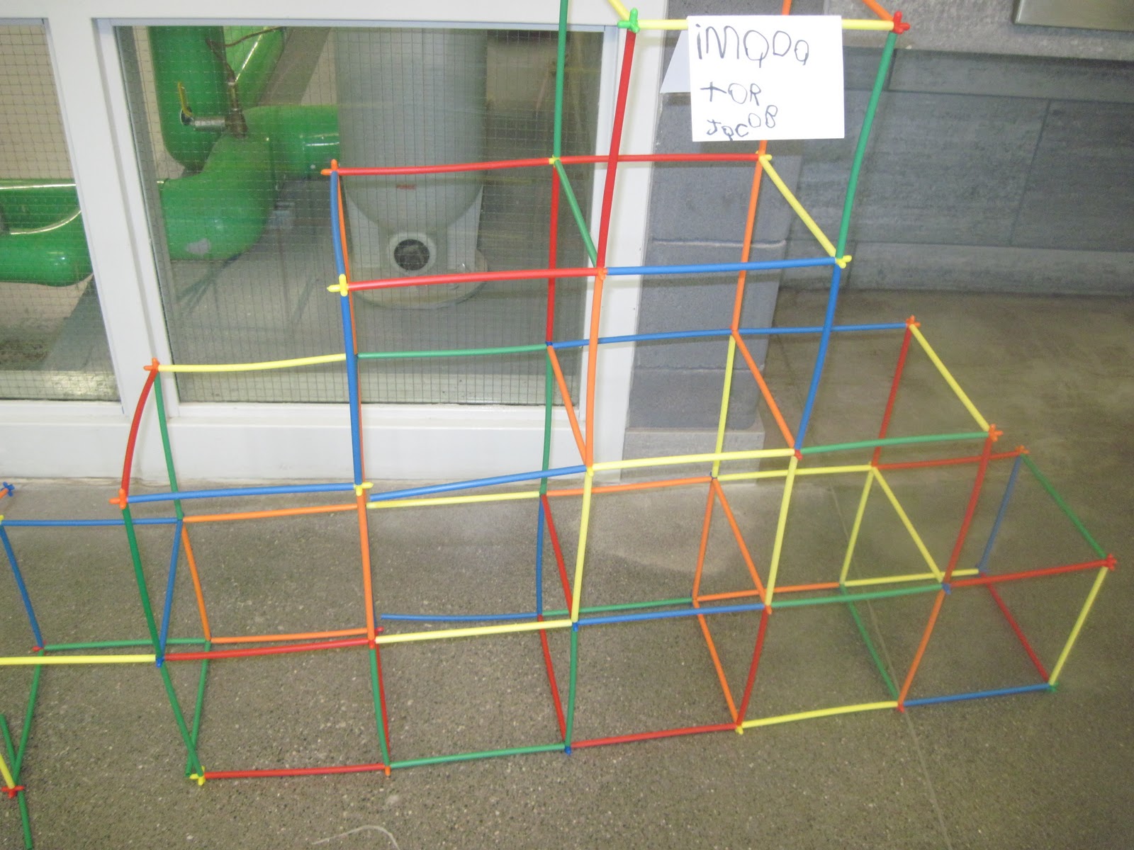 The Wonderful World of Kindergarten Building with Straws and connectors