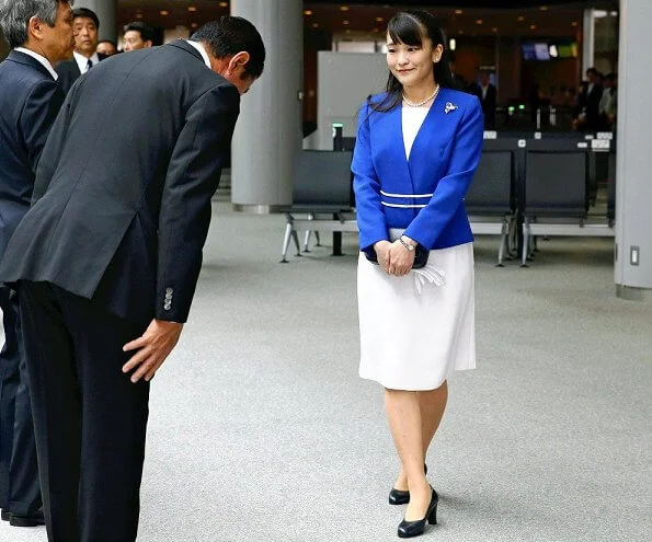 Japanese Princess Mako met with Peruvian President Martin Vizcarra at the Palace of Goverment in Lima