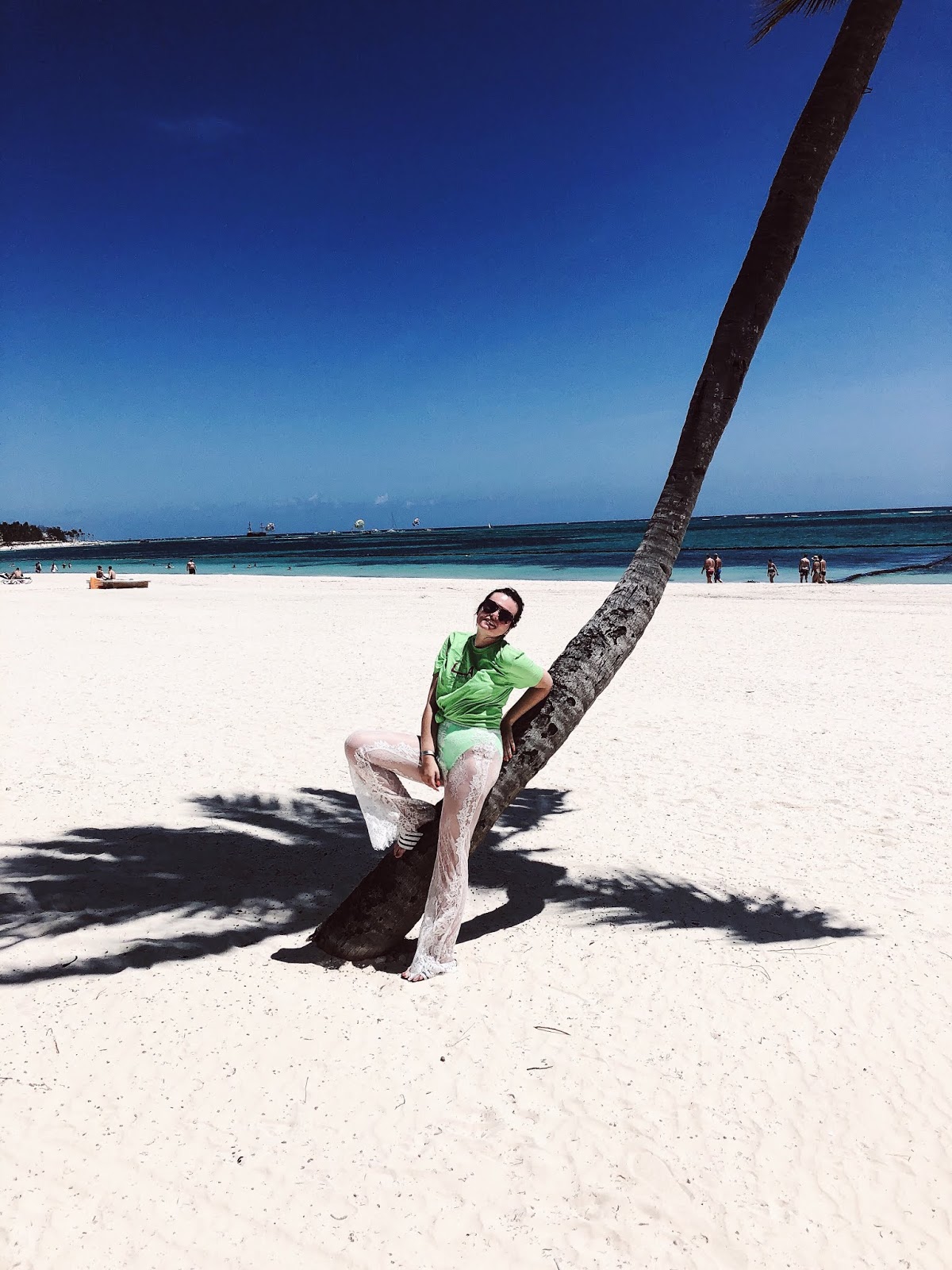 punta cana 2018, dominican repbulic, melia caribe punta cana, missguided lace trousers, travel guide, post holiday blues, how to beat post holiday blues, neon bikini, asos neon bikini, missguided haul