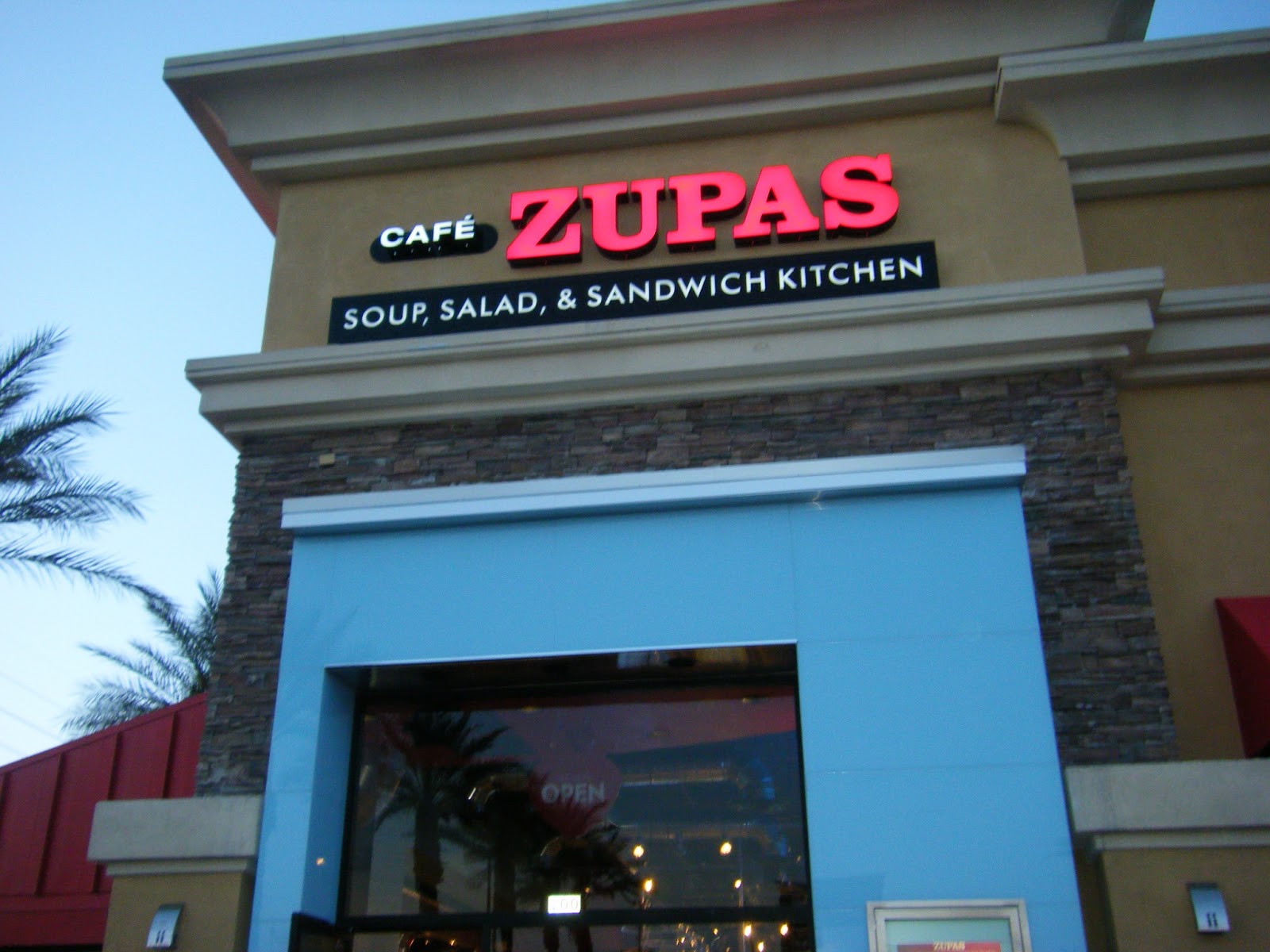 Mommie of 2 Cafe Zupas Opens in the Las Vegas Area