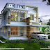 1727 sq-ft modern contemporary mix house