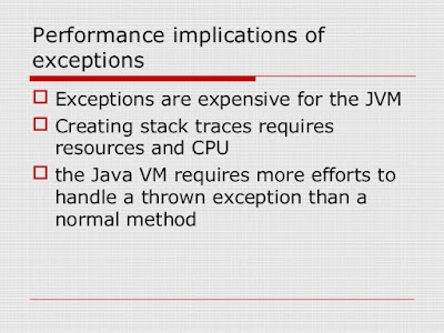 Java exception and error code