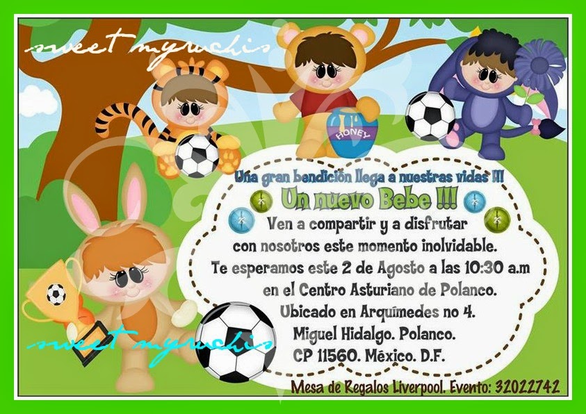 Baby Shower Invitaciones Jungla Fut Eventos Sweet Myruchis