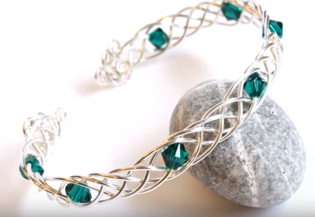 Multi Stranded Wire Braided Cuff Tutorials / The Beading Gem