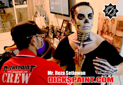 face painting skull jakarta