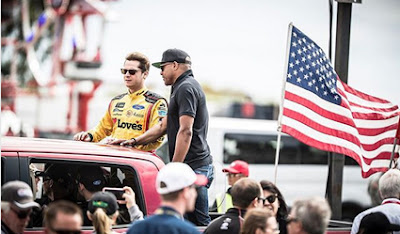 Landon Cassill Delivers Promise to Visit Kids #NASCAR