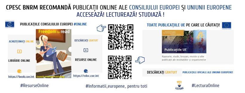 Descoperă publicațiile #online UE și CoE