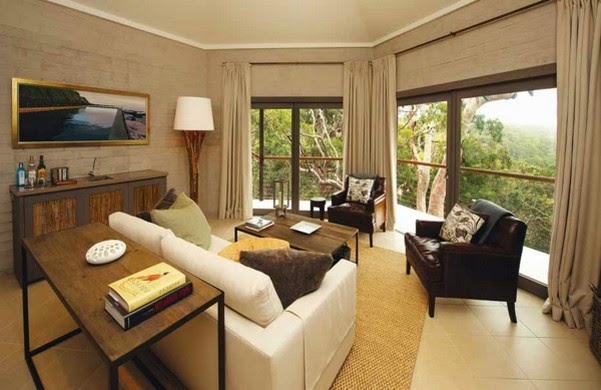 Living room rustic design