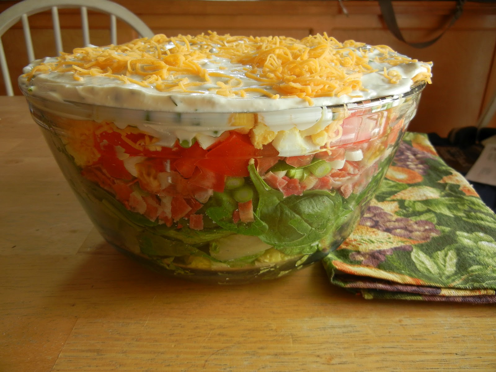 From My Southwest Kitchen Layered Salad