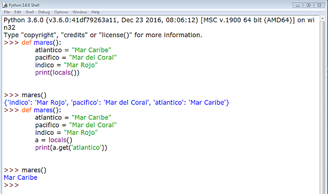 APRENDER A PROGRAMAR CON PYTHON: LOCALS(), GLOBALS() Y VARS()