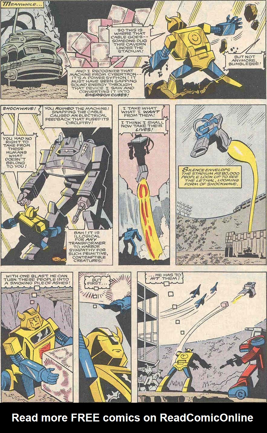 Read online The Transformers (1984) comic -  Issue #14 - 21