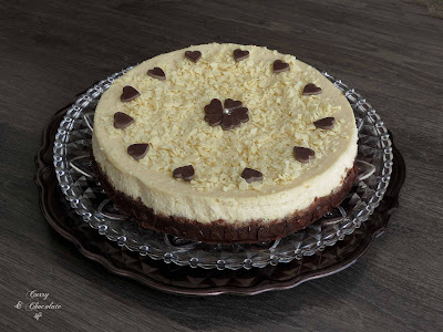 Tarta de queso con sorpresa de dulce de leche – Cheesecake with dulce de leche 
