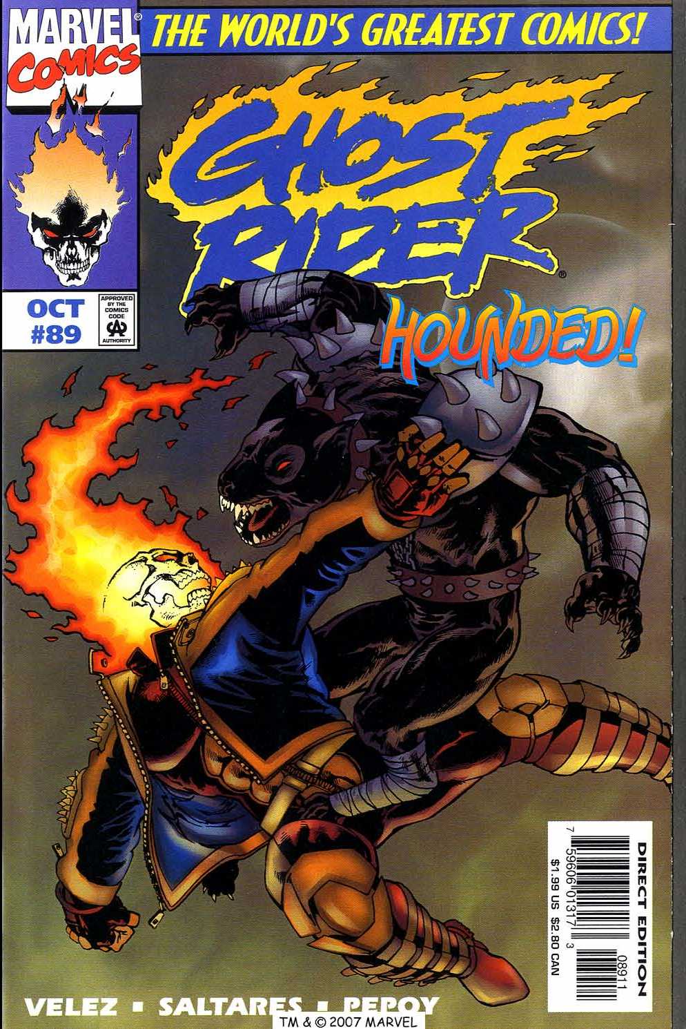 Read online Ghost Rider (1990) comic -  Issue #89 - 1