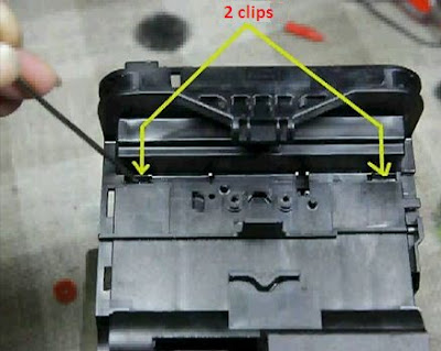 mover clips cabezal de impresión