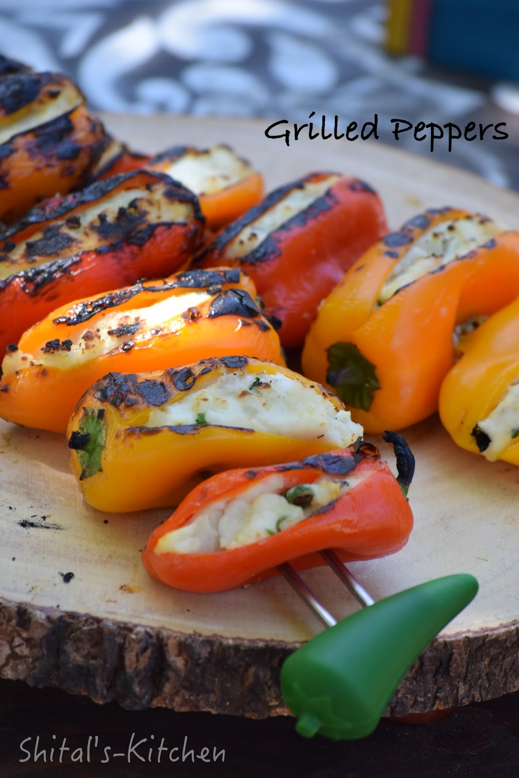 Shital'sKitchen Grilled Peppers
