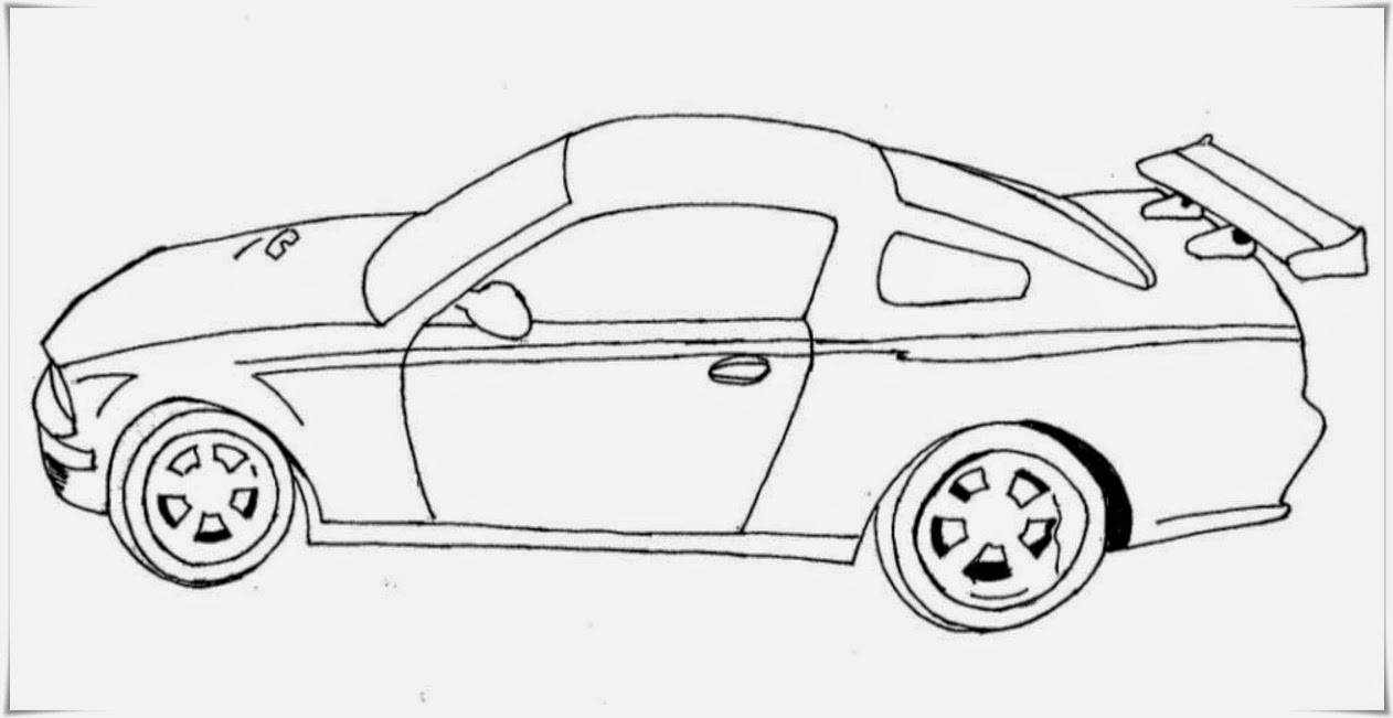 Ausmalbilder für Rennauto