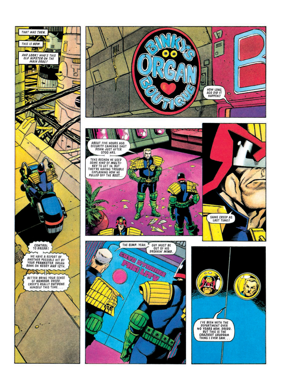 Read online Judge Dredd: The Complete Case Files comic -  Issue # TPB 24 - 287