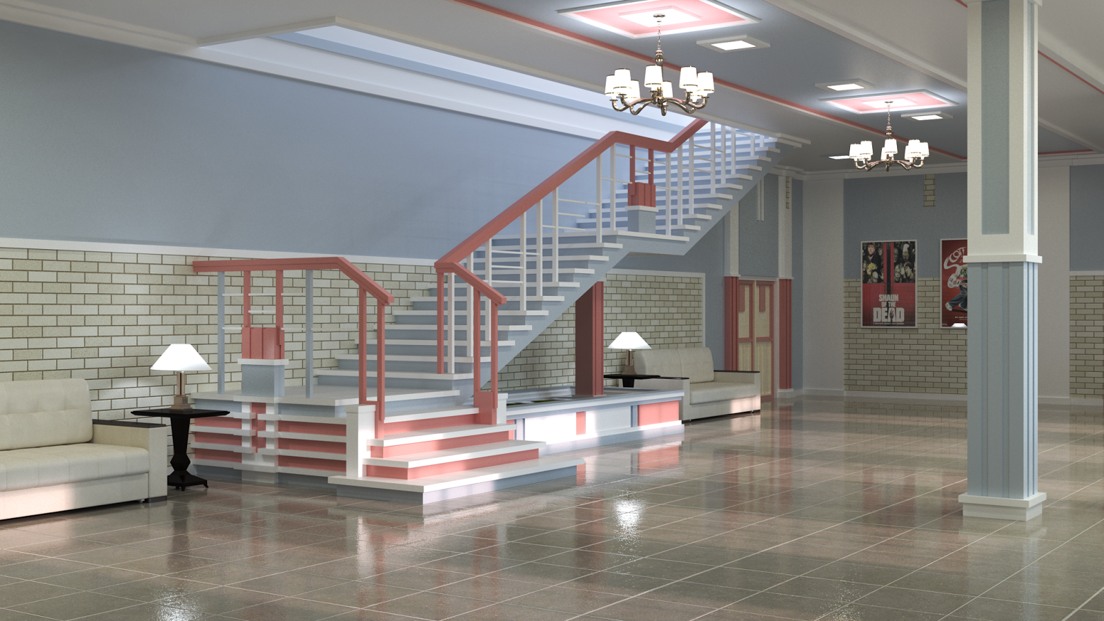 Интерьер сельского клуба Интерьер сельского клуба