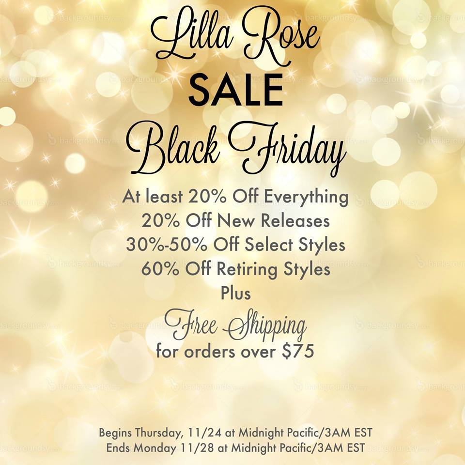 The Camp Family Lilla Rose Black Friday Sale!!