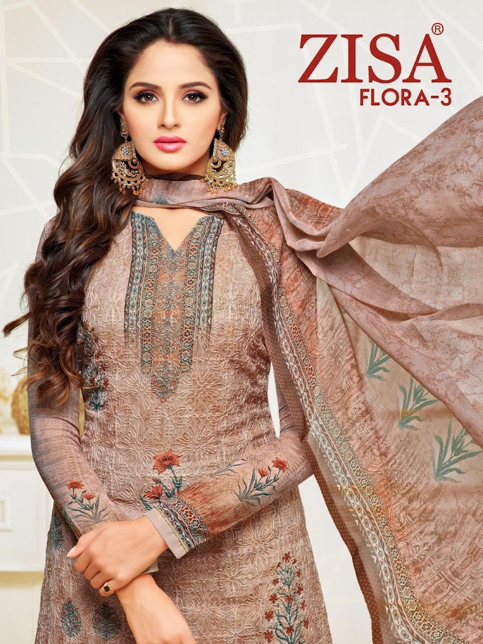 Zisa Flora 3 Georgette Salwar Kameez by Meera trendz