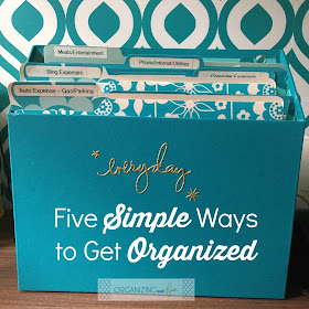 Five Simple Ways to Get Organized :: OrganizingMadeFun.com