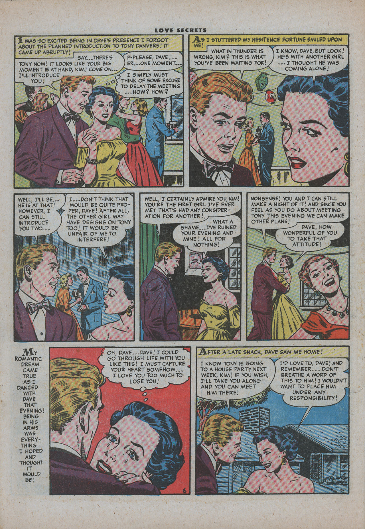Read online Love Secrets (1953) comic -  Issue #44 - 8