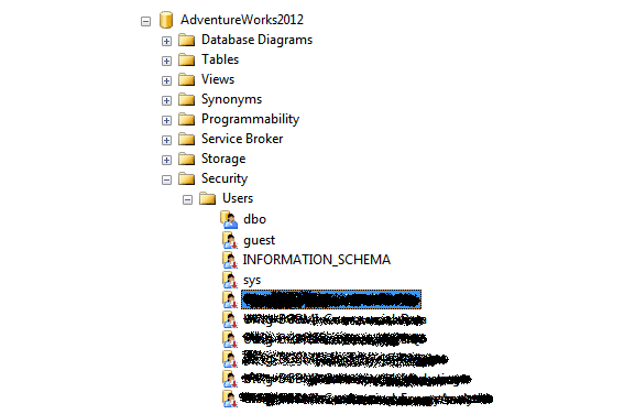 support server: How to Enable Database Users in SQL Server