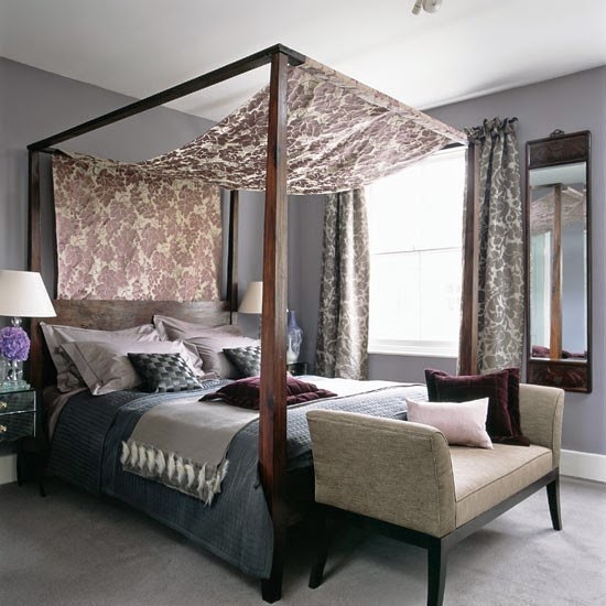 Decorative accents canopy bed  for your own well-being