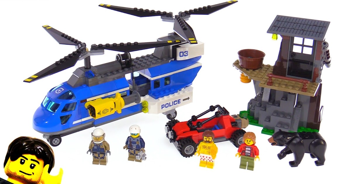 lego mountain rescue helicopter