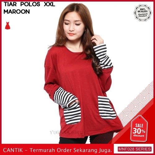 MNF028A113 Atasan Polos Wanita Tiar Jumbo Xxl Atasan 2019 BMGShop
