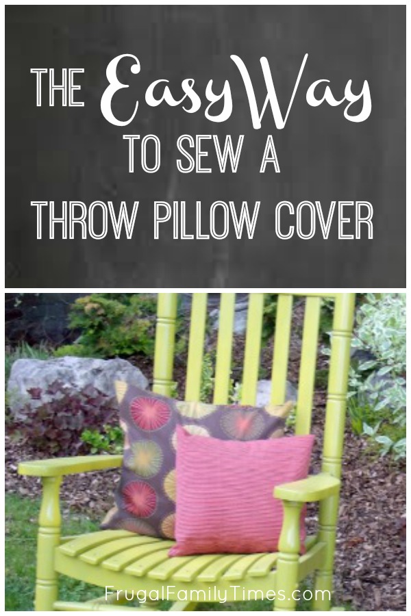 DIY The Easy Way to Sew a Throw Pillow Cover (a Beginner's Tutorial