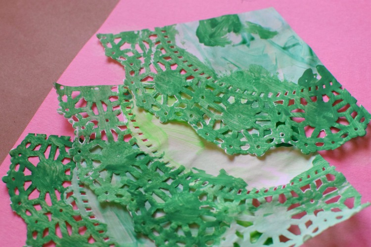 Paper Doily Christmas Trees What Can We Do With Paper And Glue