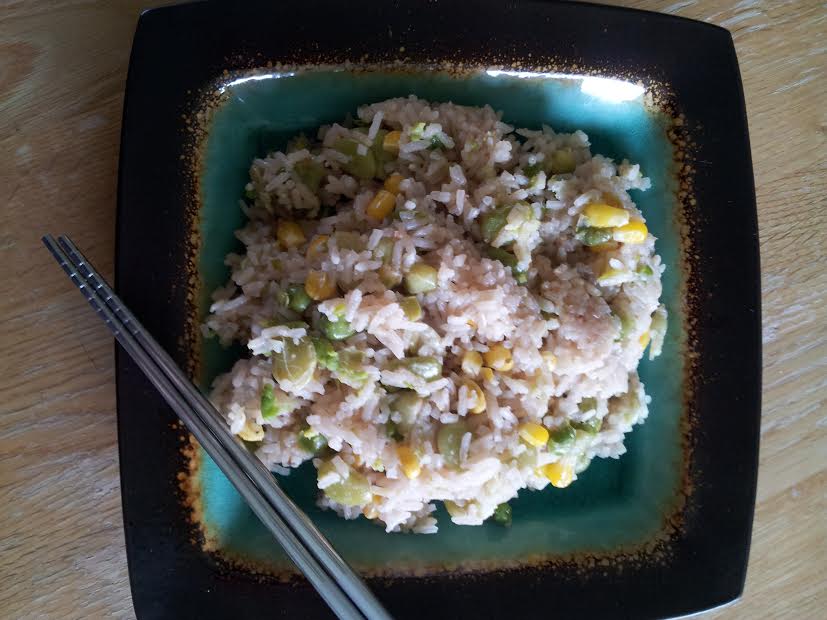 The Healthy Hoff Hoff's Basil Fried Rice (Instant Pot)