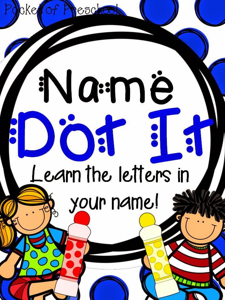 Peek at my Week 7 and Name Dot It - Pocket of Preschool