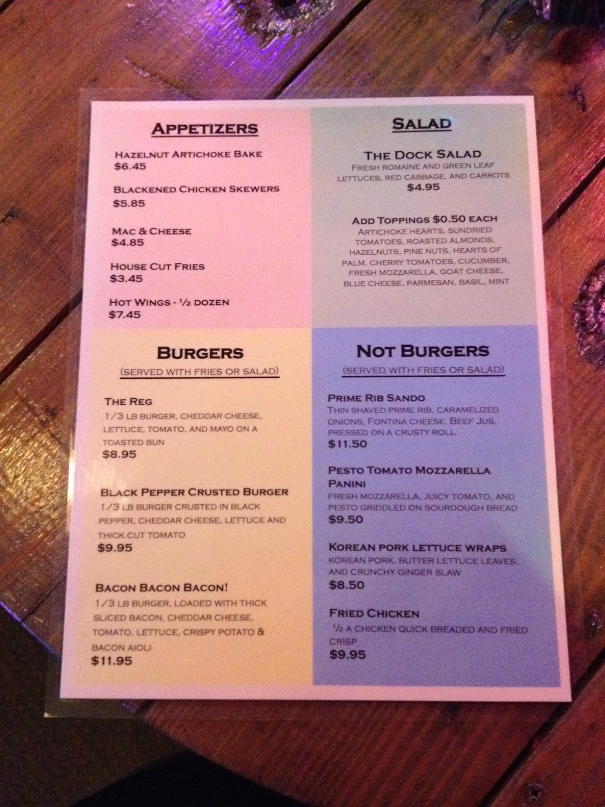 Corvallis Booze Map Dock 22 Happy Hour Menus