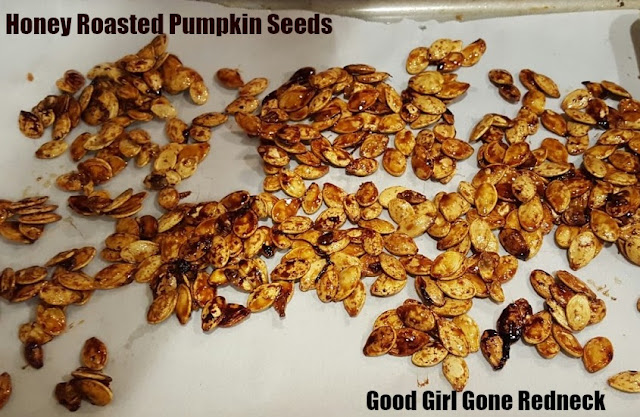 pumpkin seeds, recipe, honey, sweet, treat, Halloween, pumpkins, easy clean-up, party time, fun with friends