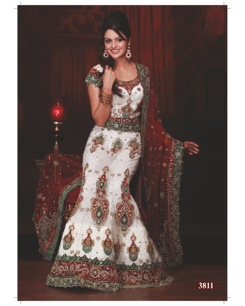 Fish Cut Bridal Lehenga Designs Zone Style Gallery