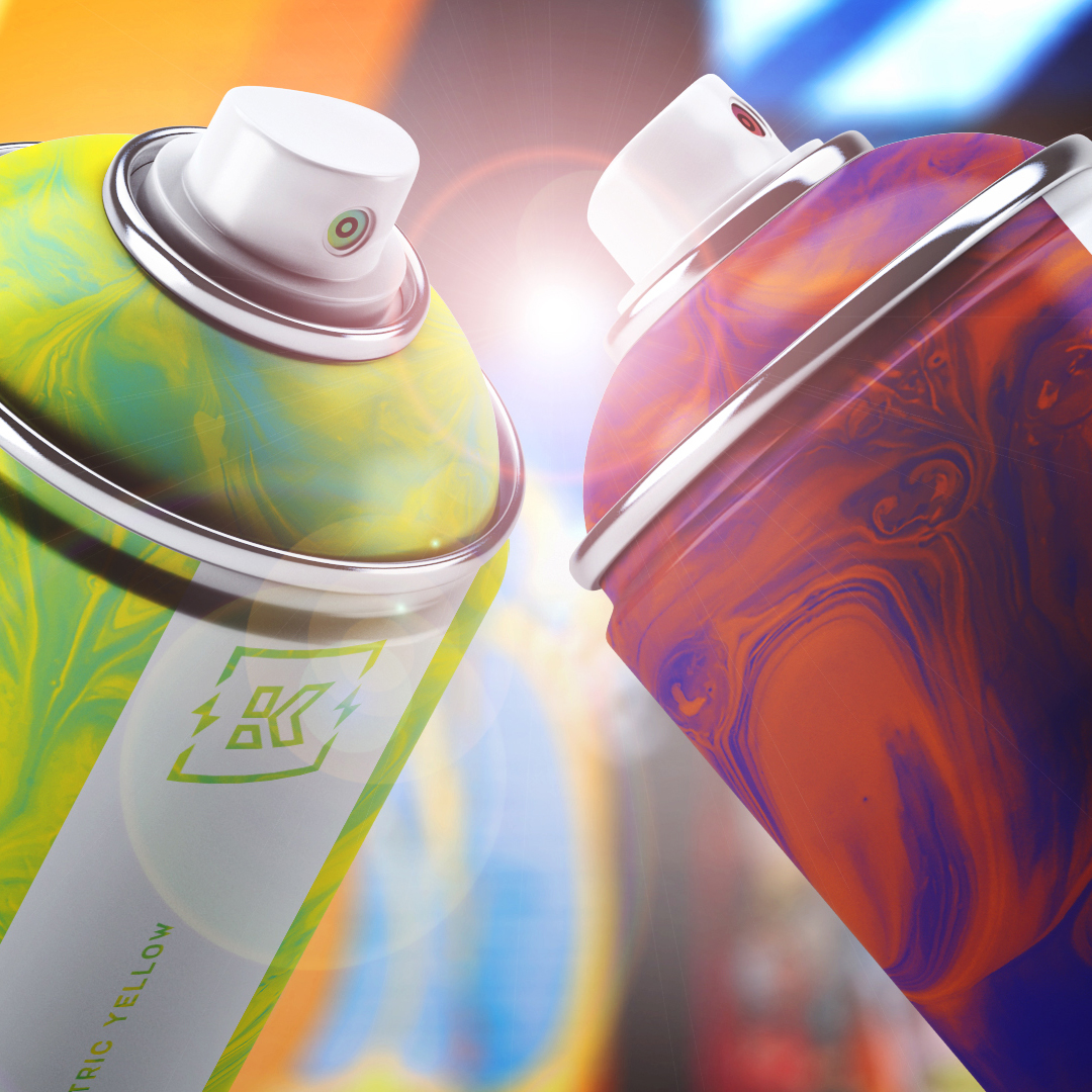 Spray Paint Packaging Of The World