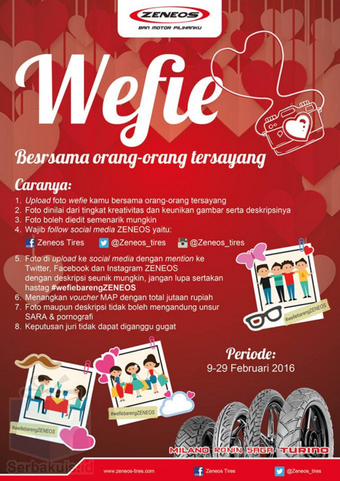 Kontes Wefie Bersama Orang Tersayang Berhadiah Voucher MAP Jutaan Rupiah Kontes Wefie Bersama Orang Tersayang Berhadiah Voucher MAP Jutaan Rupiah