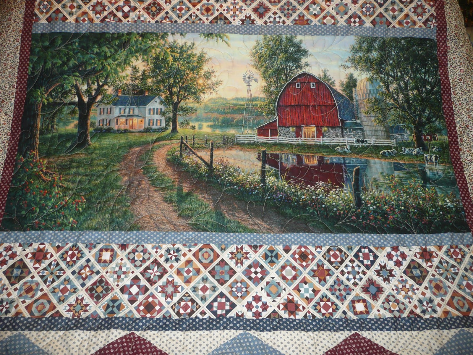 Acorn Ridge Quilting Betty's Farmstead Quilt