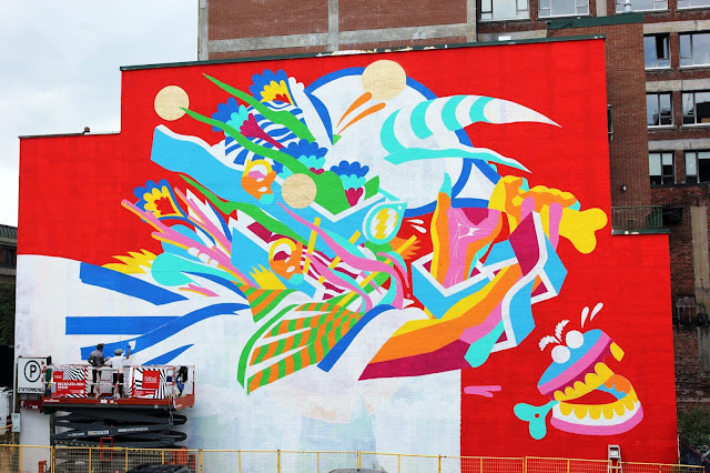 The Brazilian lads from Bicicleta Sem Freio are currently in Montreal where they spent the last three days working their way through this massive building.