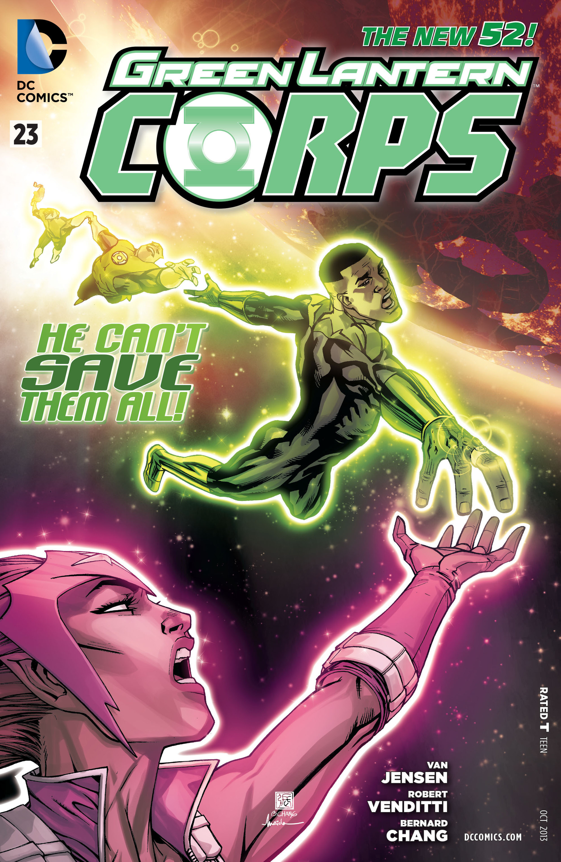 Read online Green Lantern Corps (2011) comic -  Issue #23 - 1