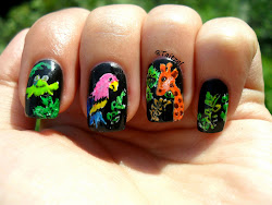 nails letter nail jungle alphabet challenge folosite produse notd