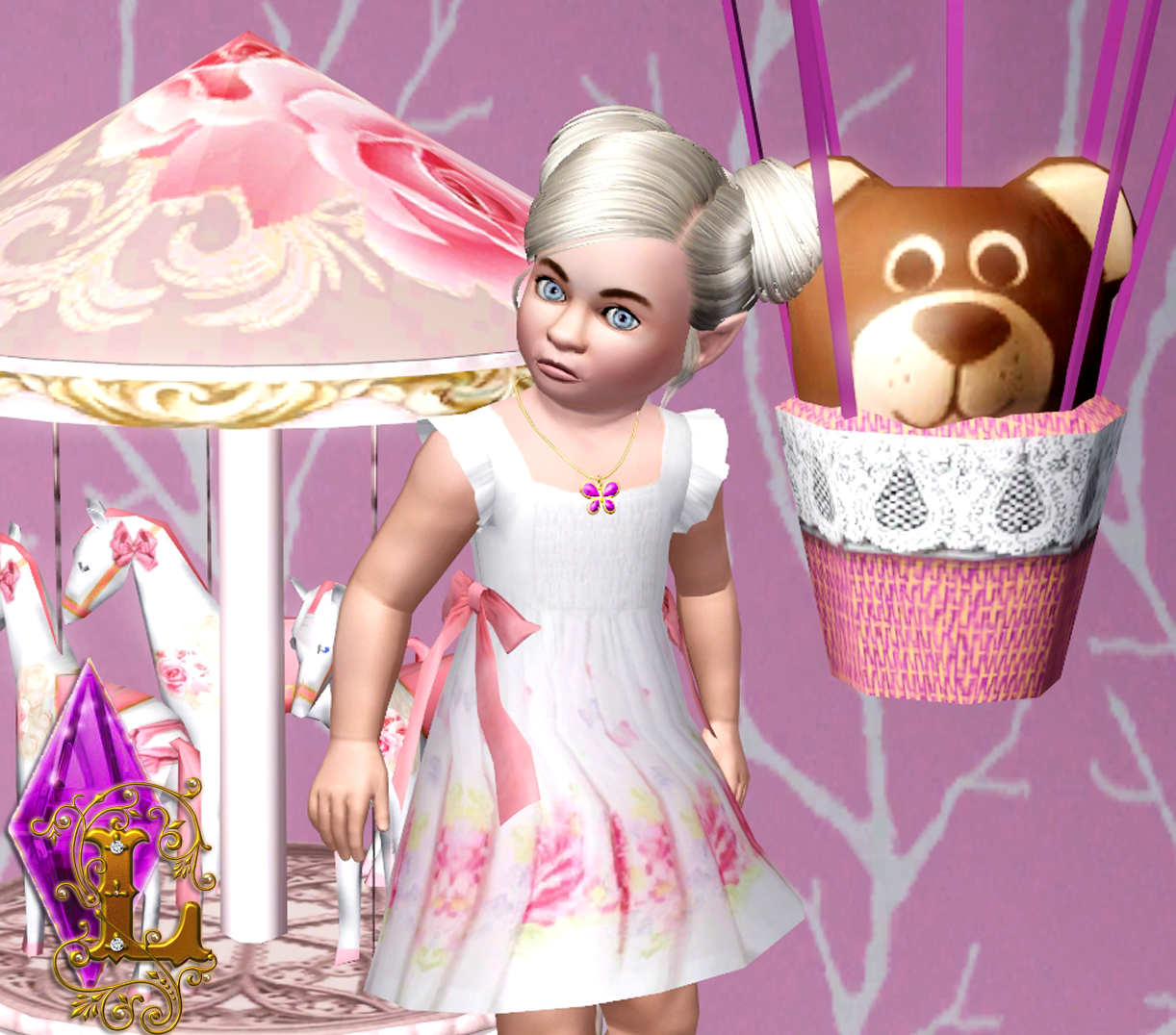 Ladesire's creative corner) The Sims 4 pedants converted for The Sims